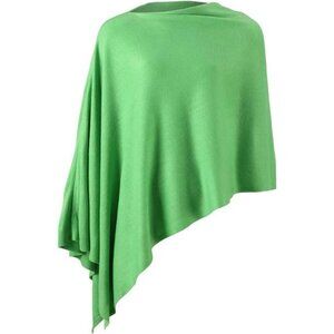 Women Poncho Shawl Wrap Scarf Faux Cashmere Knit Lightweight Fall Winter Gift